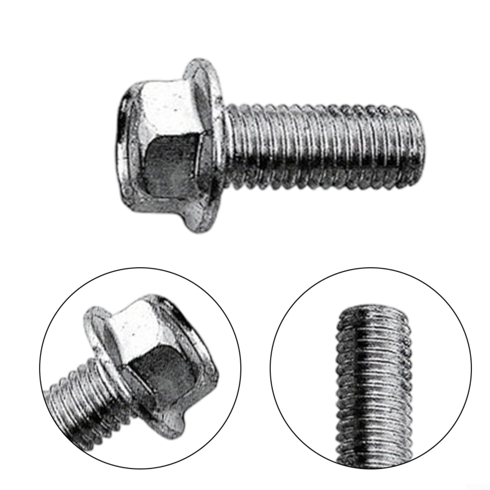 FUBESK Bullone di montaggio per unità di taglio compatibile con tosaerba H e J, vite di fissaggio in metallo 5066754-01 5065702-01 5066454-01, riparazione robusta di ricambio per trattori da prato (10
