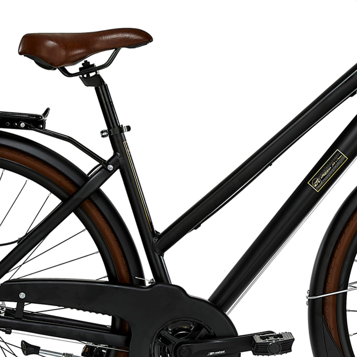 Alpina Bike Comfort 28", Bicicletta, Donna, Nero Semiopaco, 21v