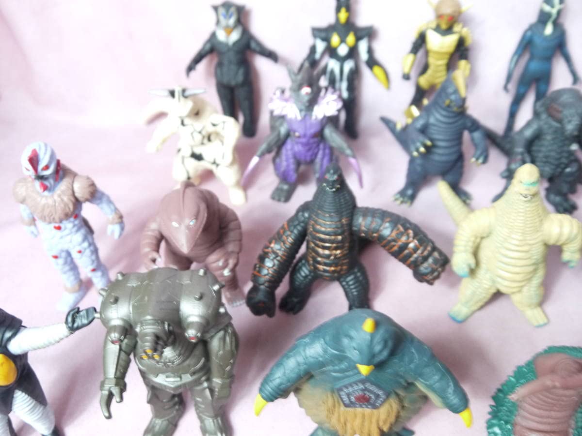 Amazon.co.jp: ウルトラ怪獣シリーズ500 怪獣ソフビ 37体セット ソフビ 