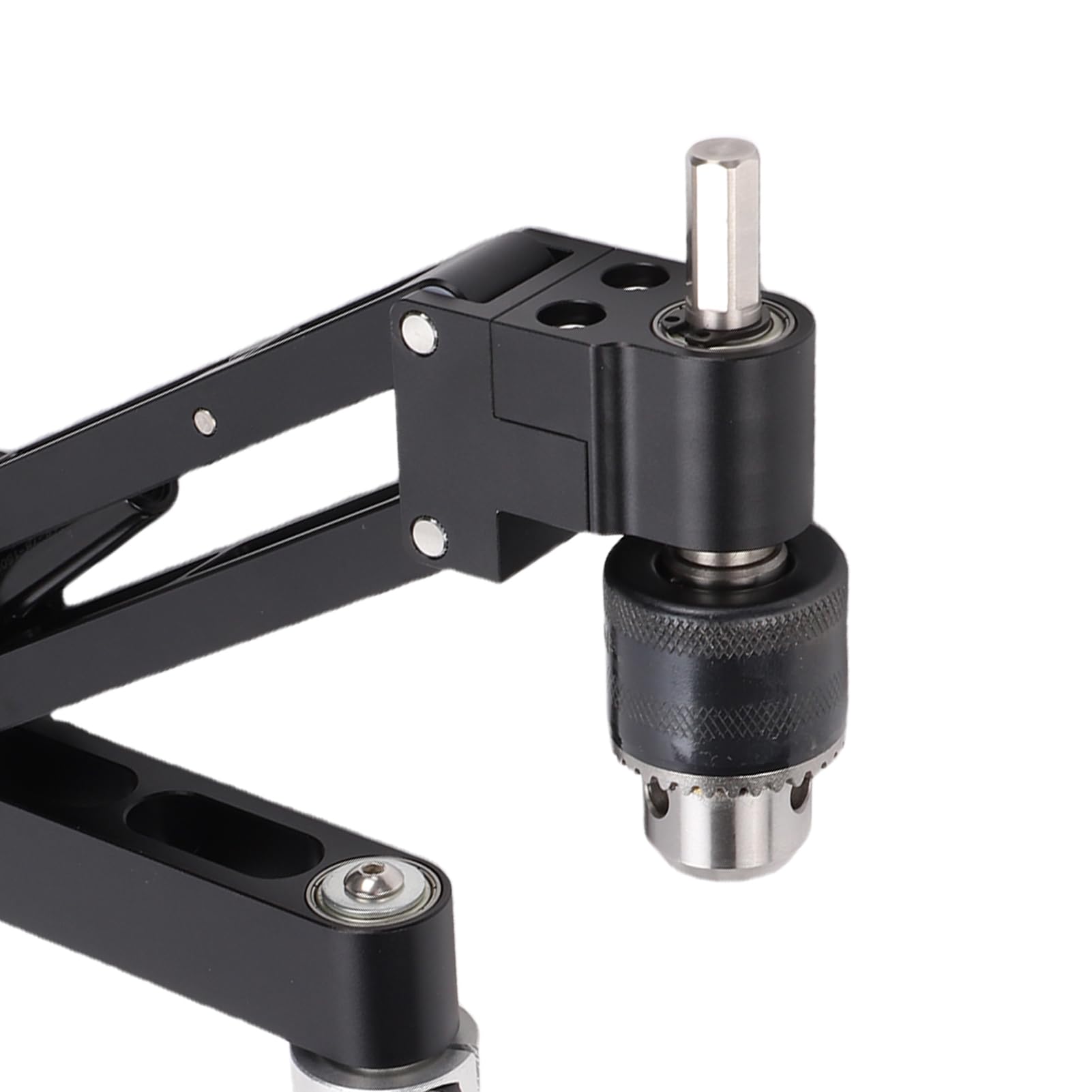 Wspornik Ramienia Gwintującego ze Stopu Aluminium, Wspornik Wspornika o Skoku 130 Mm z Uchwytem 1,5–10 Mm i Zaciskiem 0–44 do Projektów Wiercenia CNC