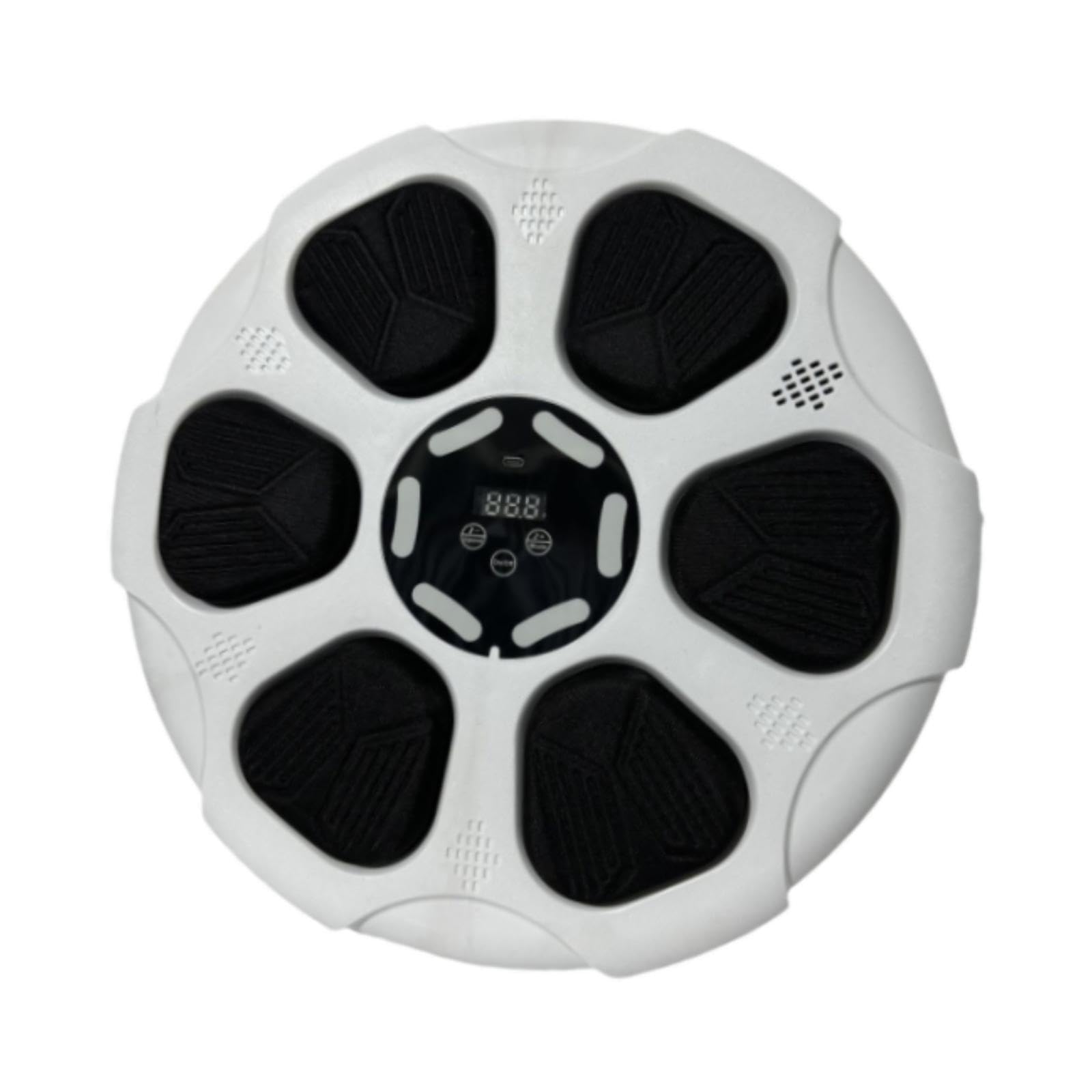 Music Boxing Machine Electronic Boxing Wall Target for Karate Fitness Indoor WhiteBlack No Gloves-image-35