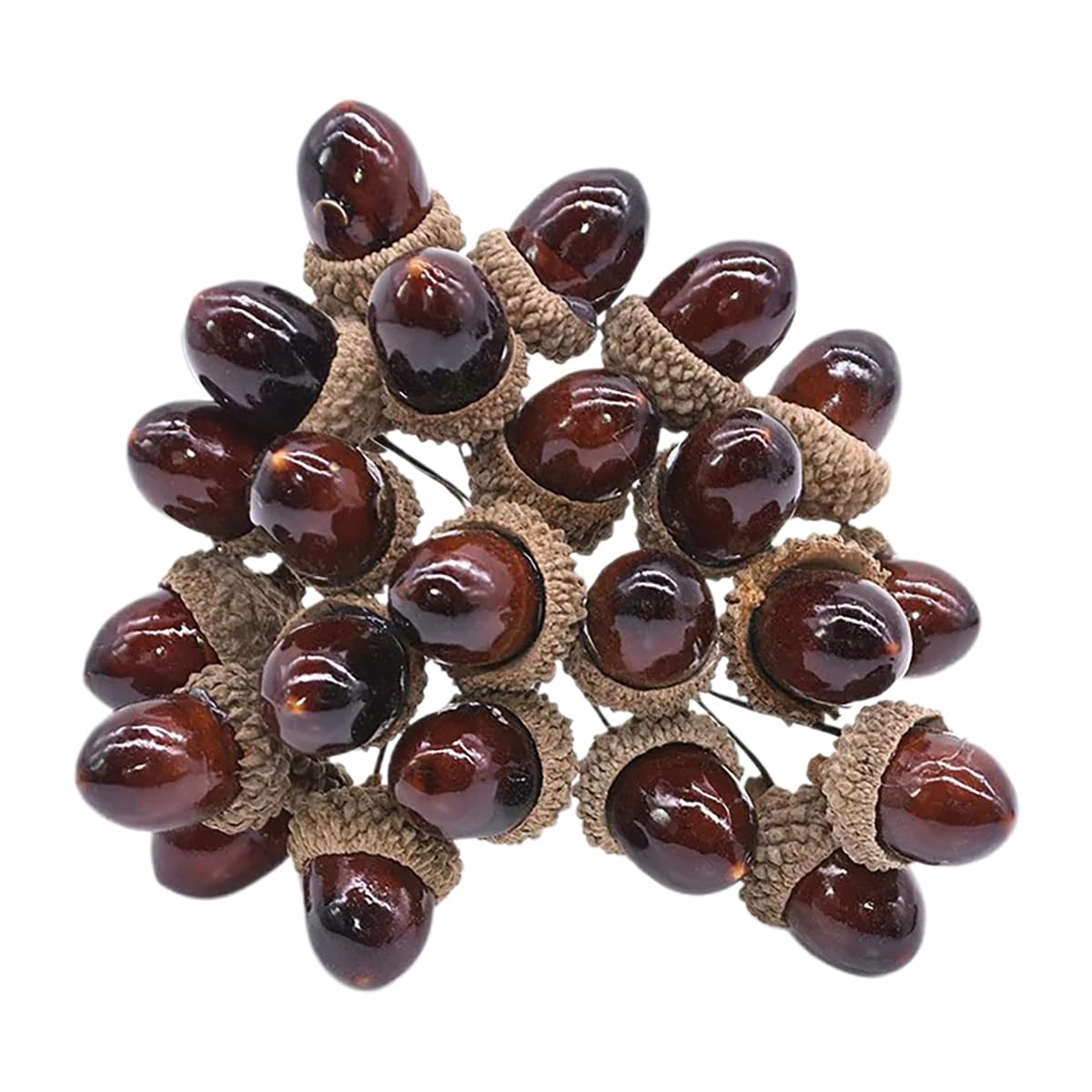 Decoration sapin Noel mini pommes de pin naturelles lot de 24 pour embellir votre interieur