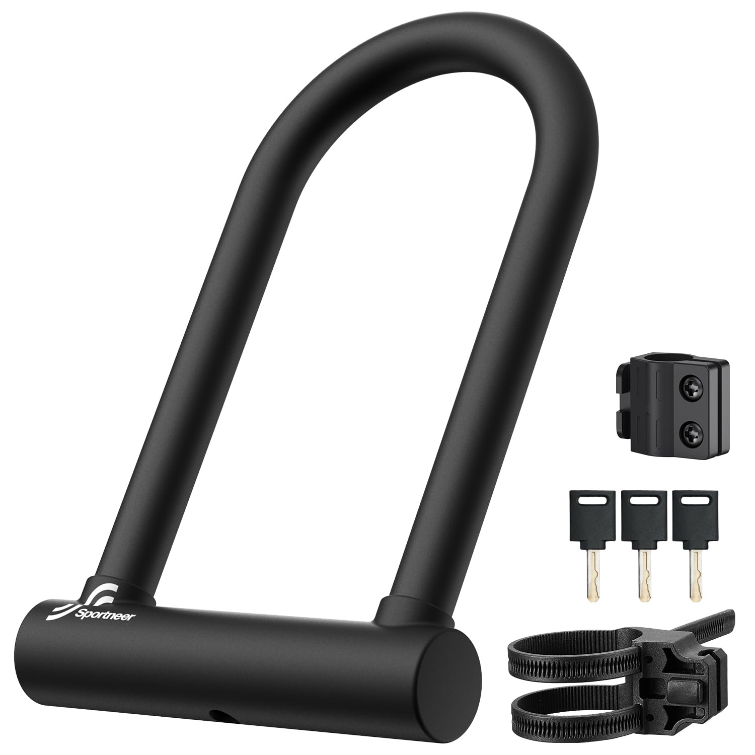 ROCKBROS Beugelslot - Fietsslot voor Fiets, Motor, E-bike - Motoslot - Secure U