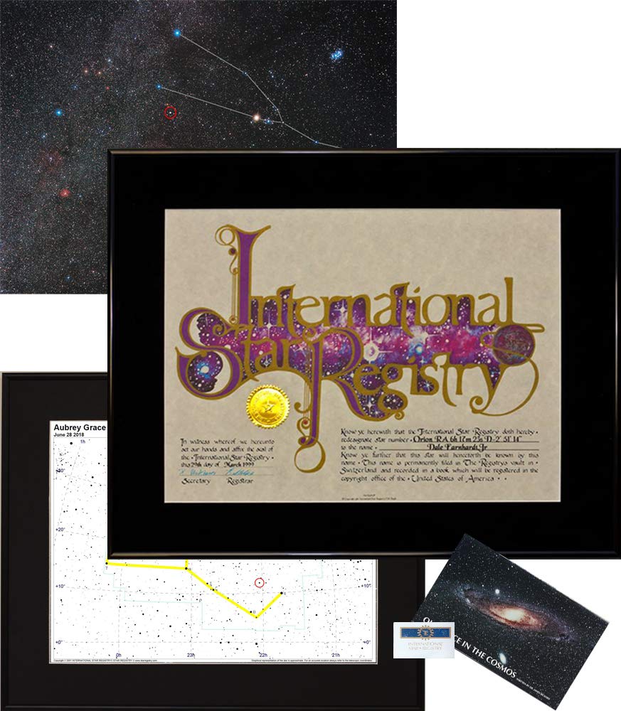 Amazon.com - Star Registry Name A Star Ultimate Star Kit in Black