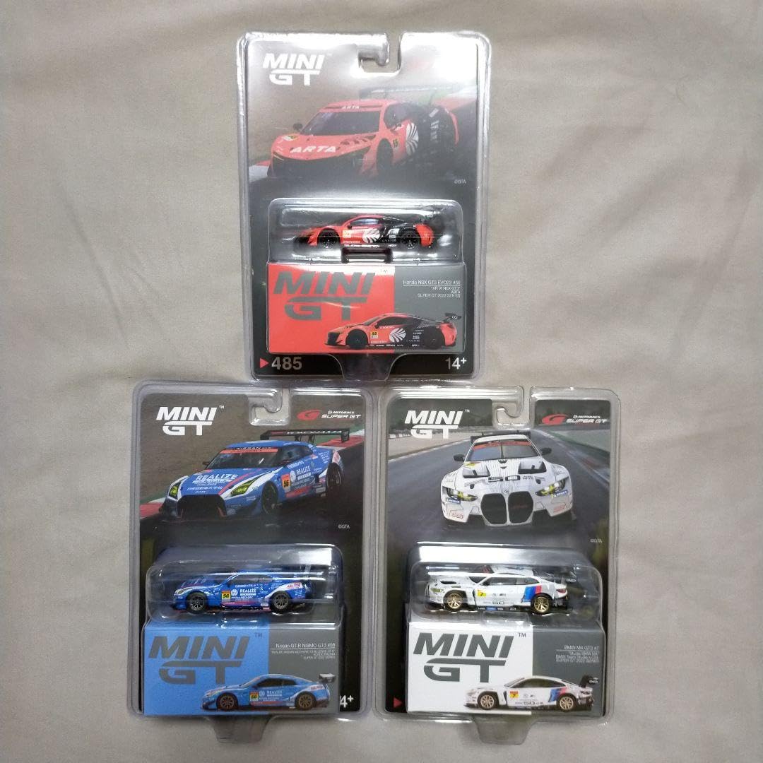 MINI GT 3台セット Amazon.co.jp: MINI GT 164 Super GT GT300 3台セット : おもちゃ