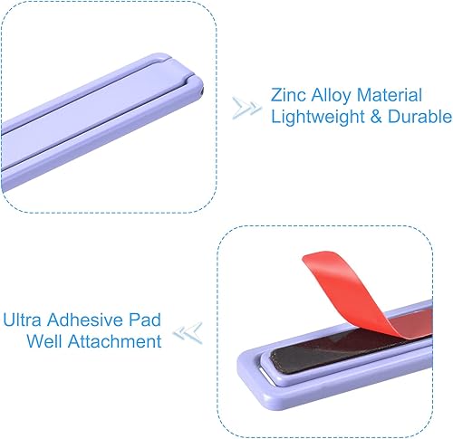 Miniatura 4 de uxcell Soporte delgado para teléfono celular, paquete de 3 soportes de escritorio horizontal y vertical, soporte plegable para teléfono para la
