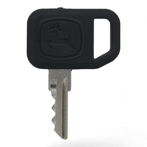 Llave de repuesto para cortacéspedes y tractores de montar - Llave universal compatible con llave John Deere modelo AM131841 - Compatible con JD