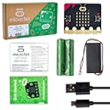 KEYESTUDIO Micro:bit V2 Go Kit Original Microbit V2 Starter Kit, with Micro:bit V2, Battery Holder, Micro USB Cable