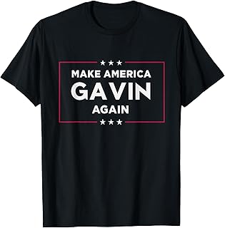 Gain Newsom, Make America Gavin Again Presidential Election T-Shirt