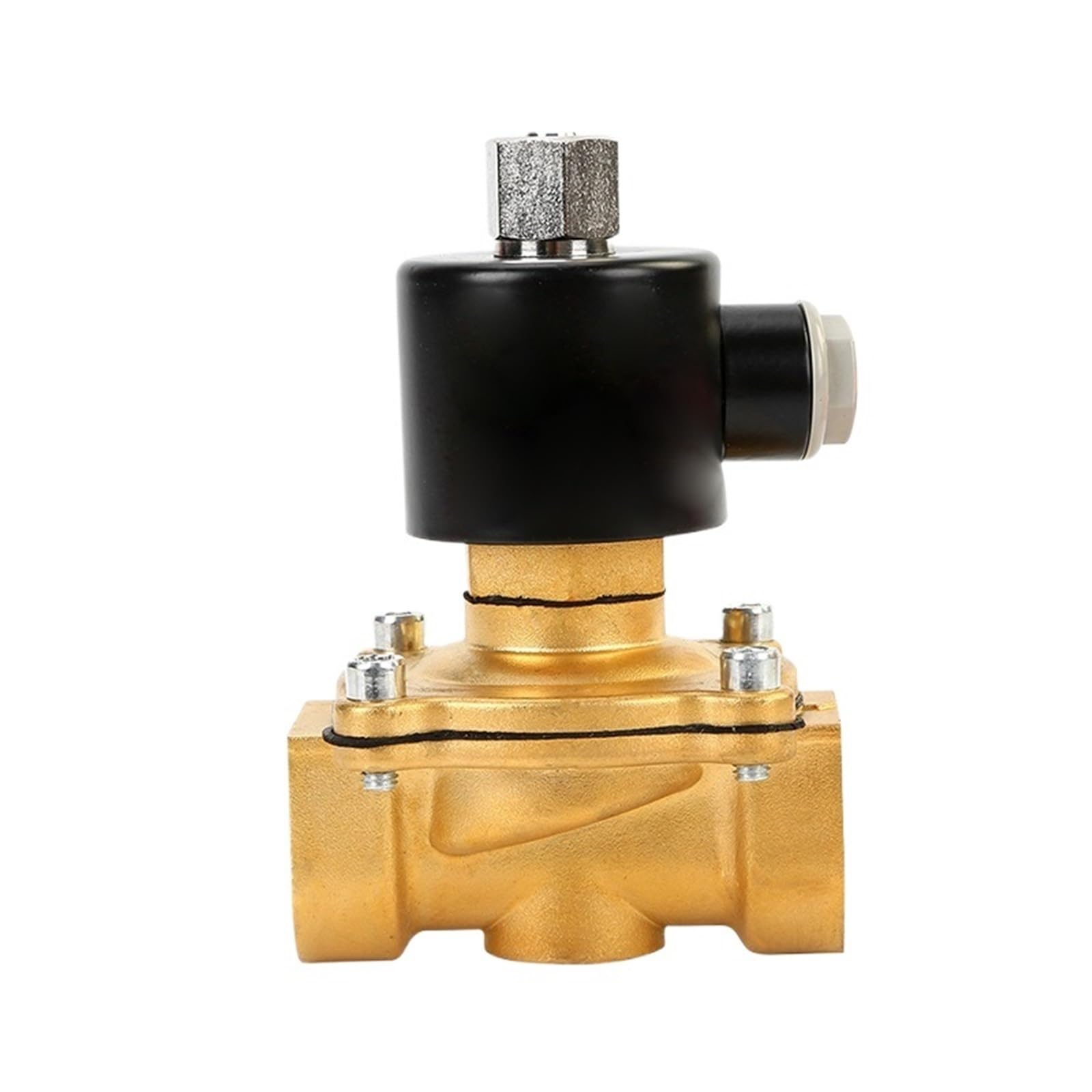 1/2" 3/4" 1" 2" Brass Normally Open Water Solenoid Valve 220V 240V 110V Solenoid Valve(1/2",G_110VAC)