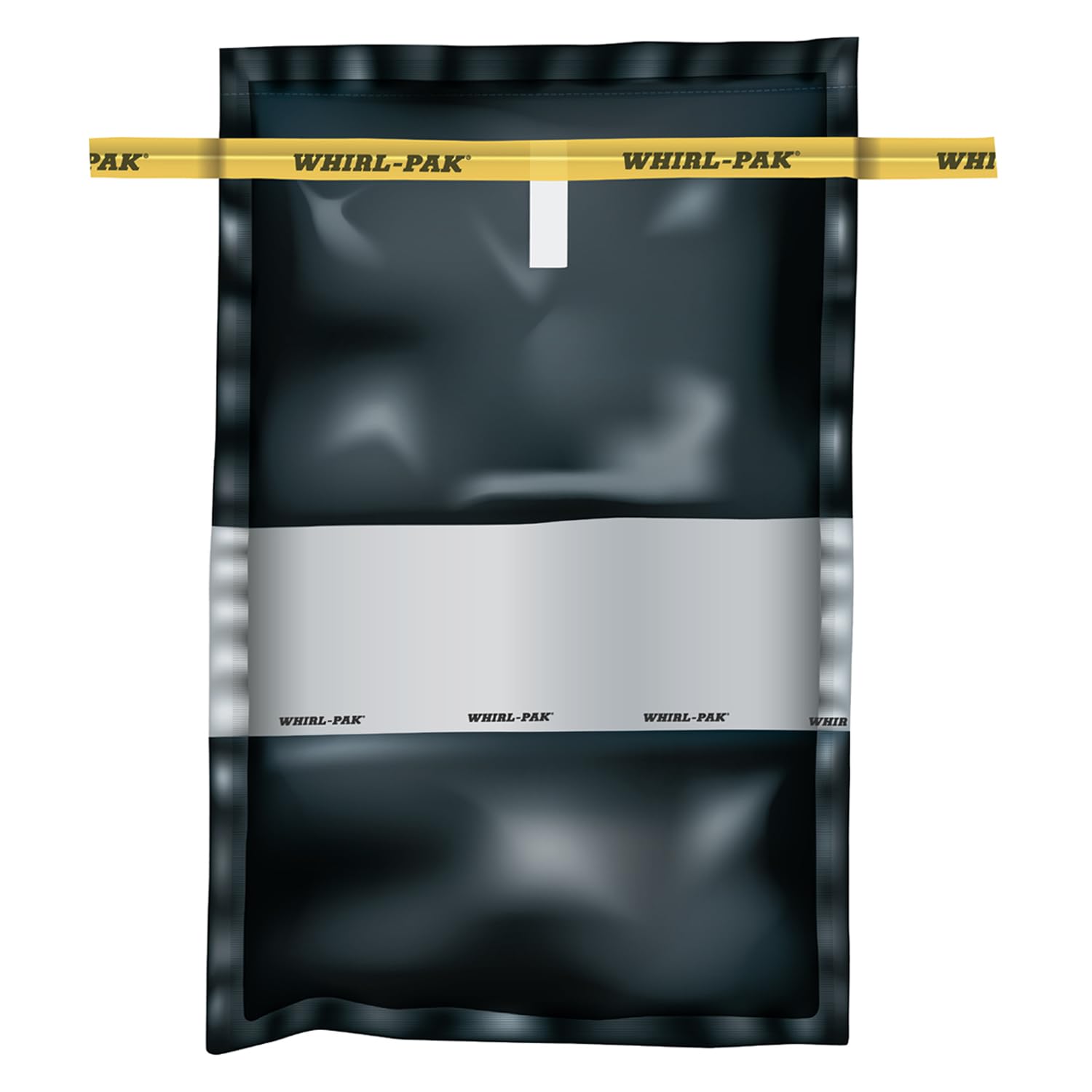 Whirl-Pak 1-7166 - Bolsas de polietileno de baja densidad (100 unidades, 532 ml, 115 x 230 mm), color negro