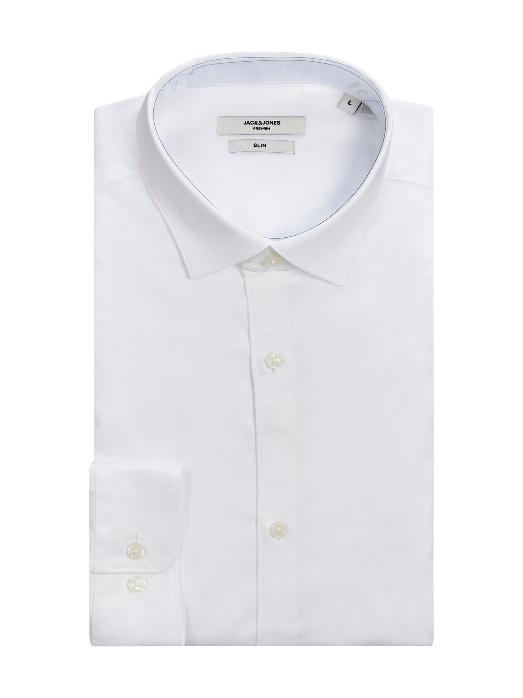 Jack & Jones Jprblacardiff Shirt L/S PS Noos Camicia Uomo (Pacco da 1)