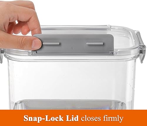 Miniatura 3 de Elsjoy Dispensador de bebidas de plástico con espita, dispensador de bebidas de 1.2 galones, contenedor de bebidas frías para té helado, limonada,