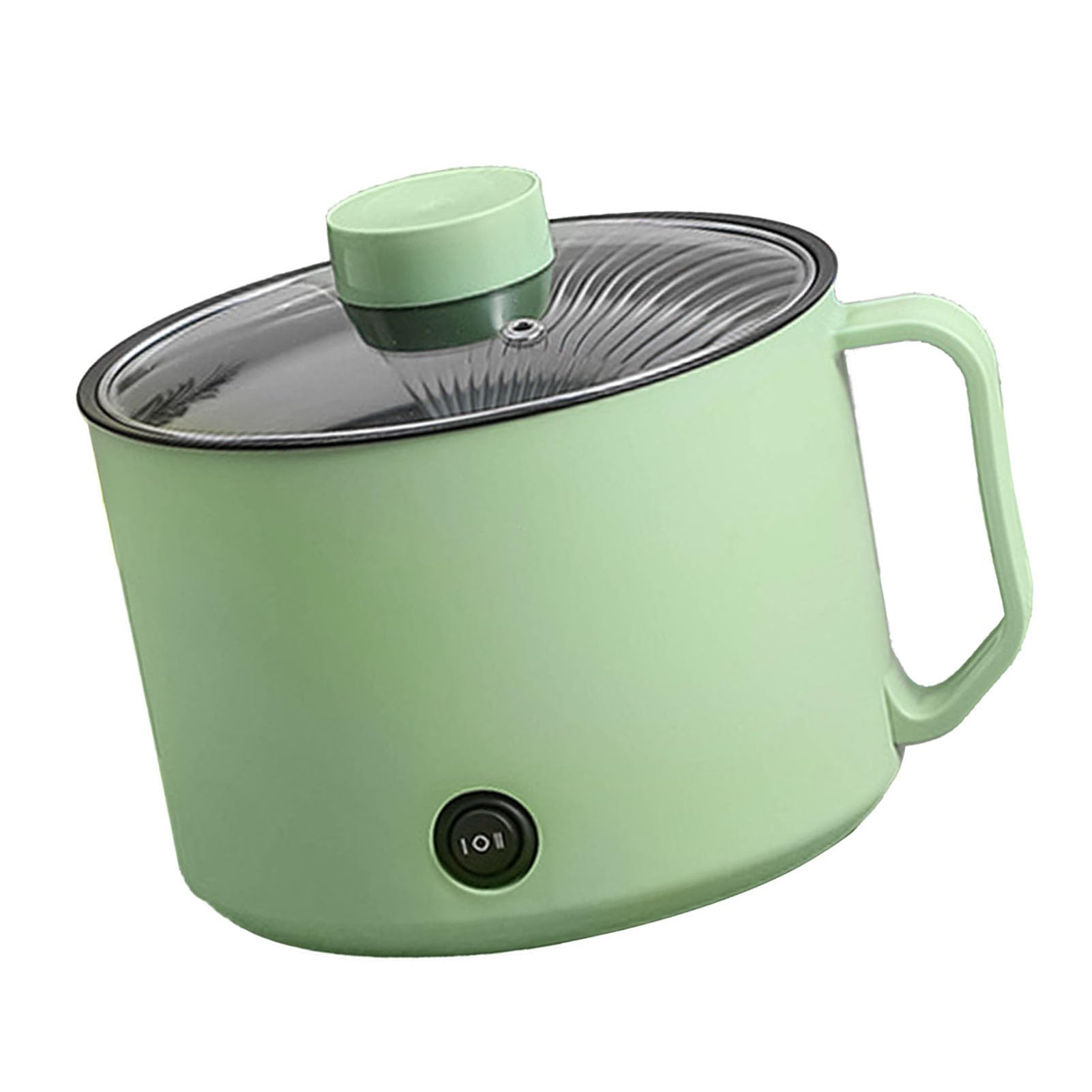 Mini Electric Cooker, Quick Noodle Cooker, NonStick Coating, Maifanshi Technology, Small Electric Hot Pot for Student Dormitory (Mint Green)