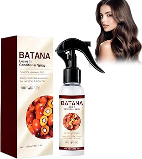 15 Batana Hair Spray, 100ml Batana Oil Spray without Rinse, Hair Strengthening, Moisturising Hair Serum, for All Hair Types, Deep Hydrating