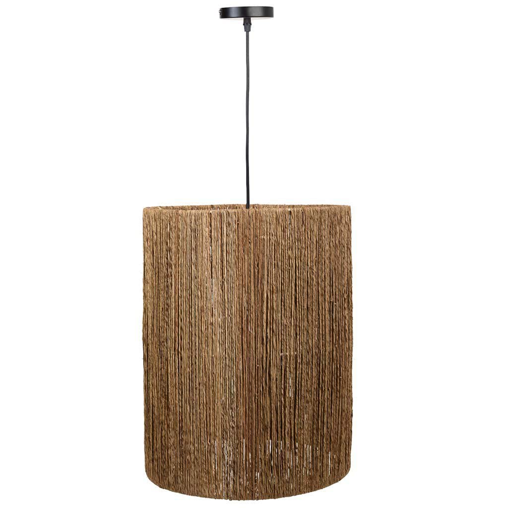 Suspension en jute marron AlexandreHouse pour salon bohème