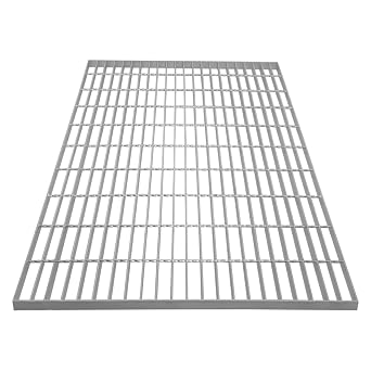 Galvanised Grates Floor Forge Stable Path Mesh Base Plate Grid Drain Channel Ventilation Durable Weatherproof Galvanised Steel 1000 mm x 800 mm x 30 mm 4 mm Metal Thickness 800 kg Load Capacity