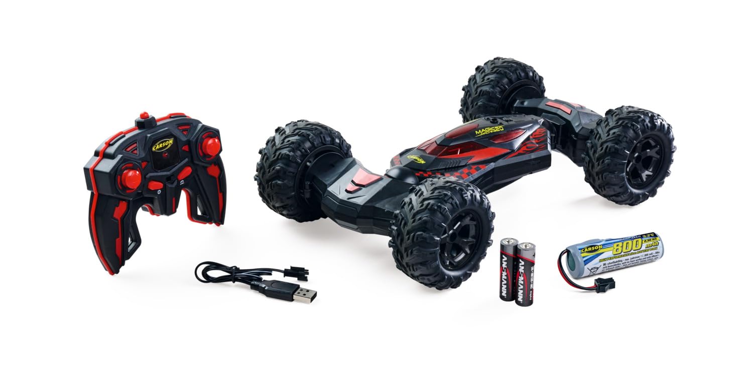 Carson 1:10 Magic Machine 2.0 2.4GHz 100% RTR - Ferngesteuertes Auto/Fahrzeug, RC-Fahrzeug, inkl. Batterien und Fernsteuerung