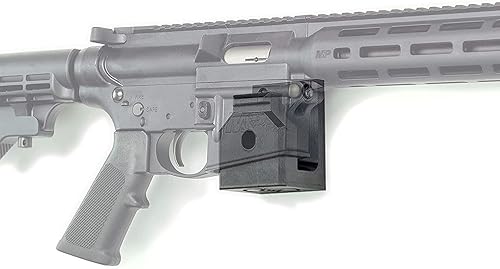 Spartan Mounts Pantalla de pared de montaje con bloqueo, solución de montaje vertical y horizontal de perfil bajo para rifles M&P 15-22, negro, 1
