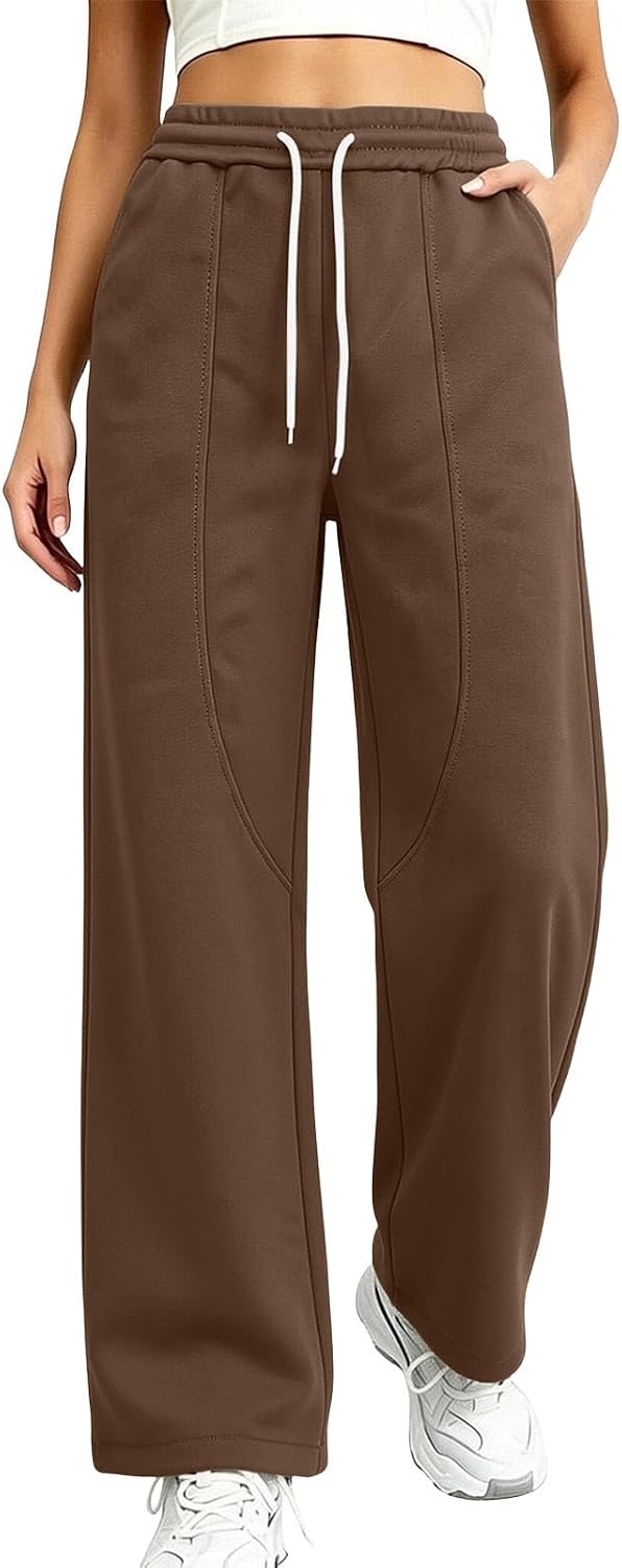 Sweatpants Women Casual Wide Leg Baggy Workout Fall Winter Pants
