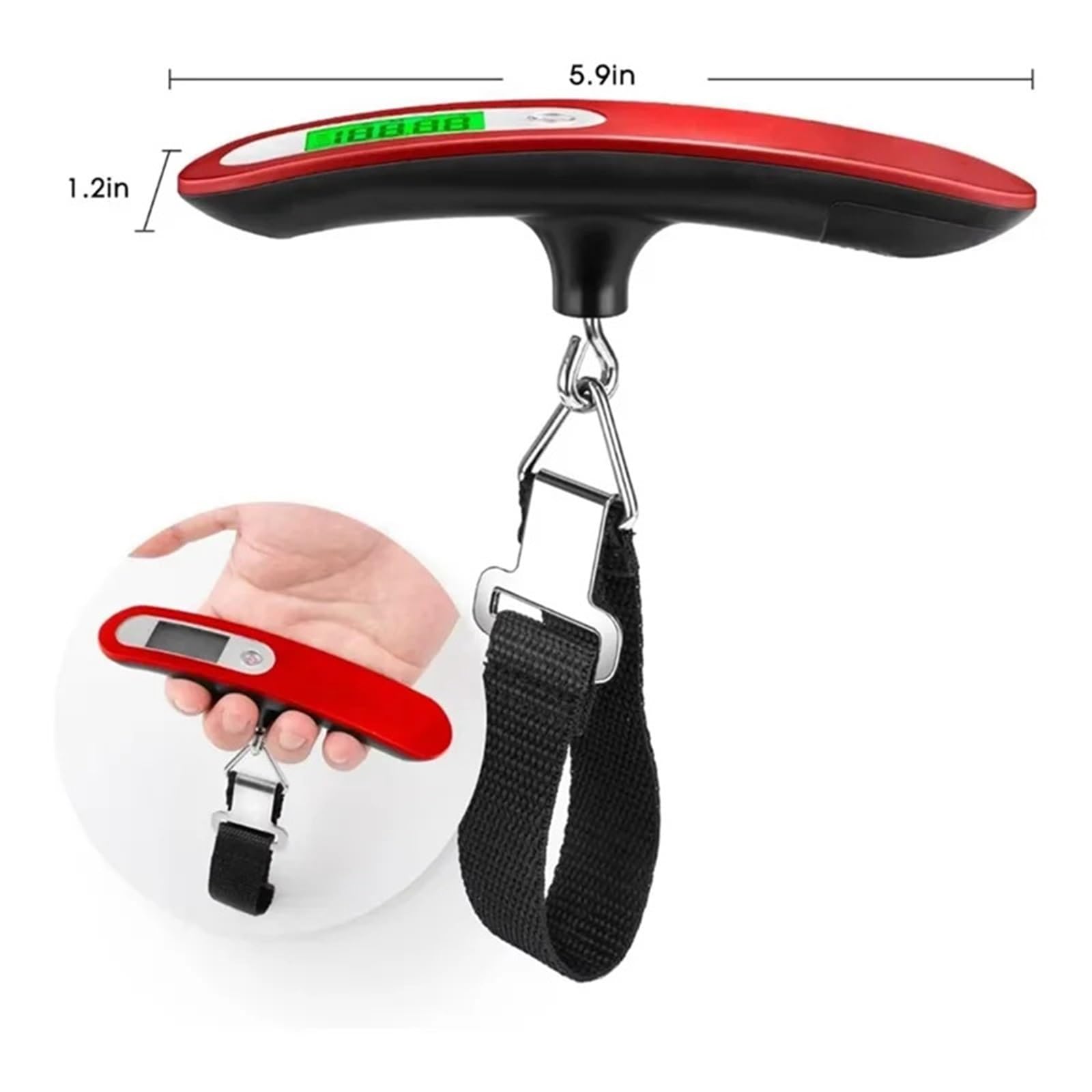 Báscula Digital Para Equipaje, Balanza Electrónica De Mano