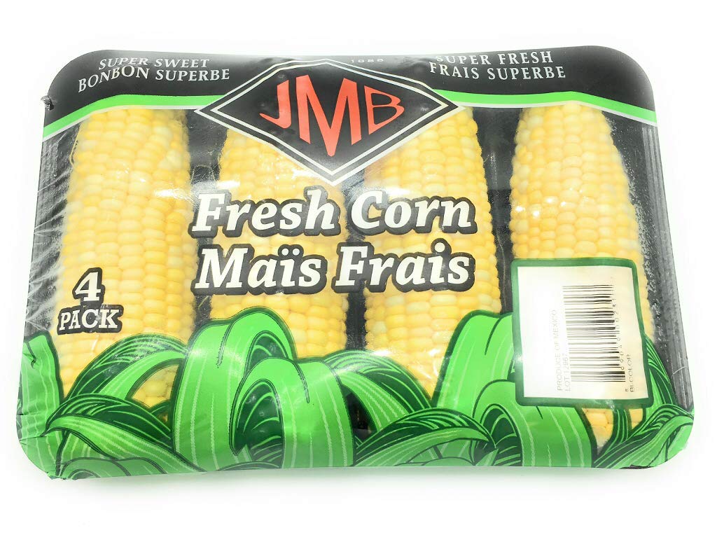 Corn White Packaged Conventional, 4 Count