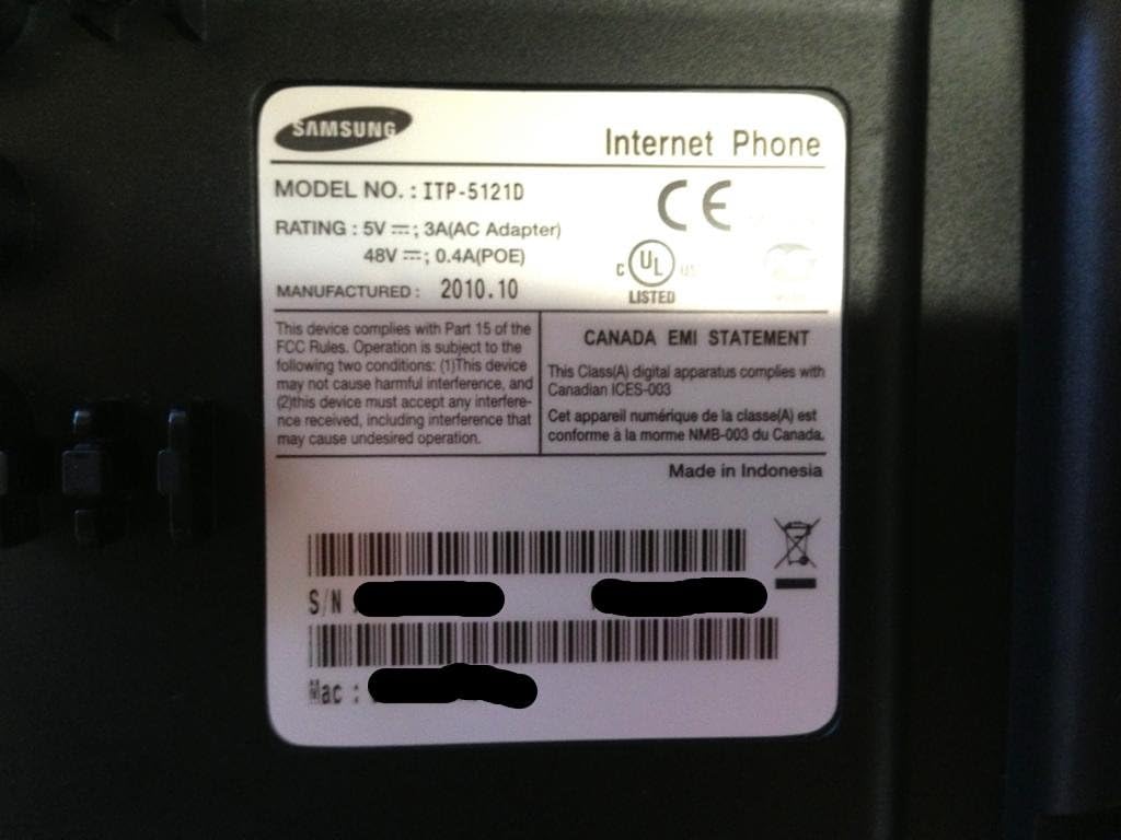 ITP 5121 VOIP Phone & power supply (Renewed)