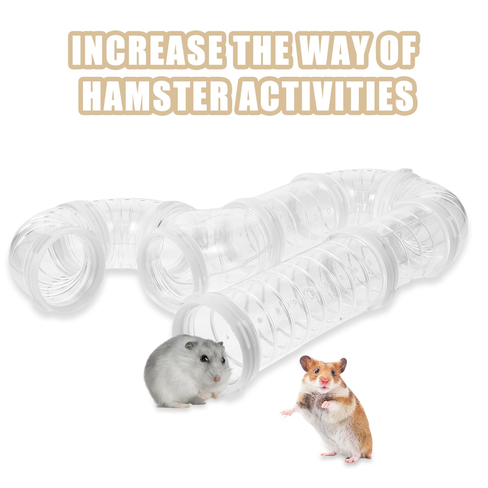 Hamster Tunnel Selbstgemacht Käfigröhre Verbinder 2 Satz Pp Weiß Rosa