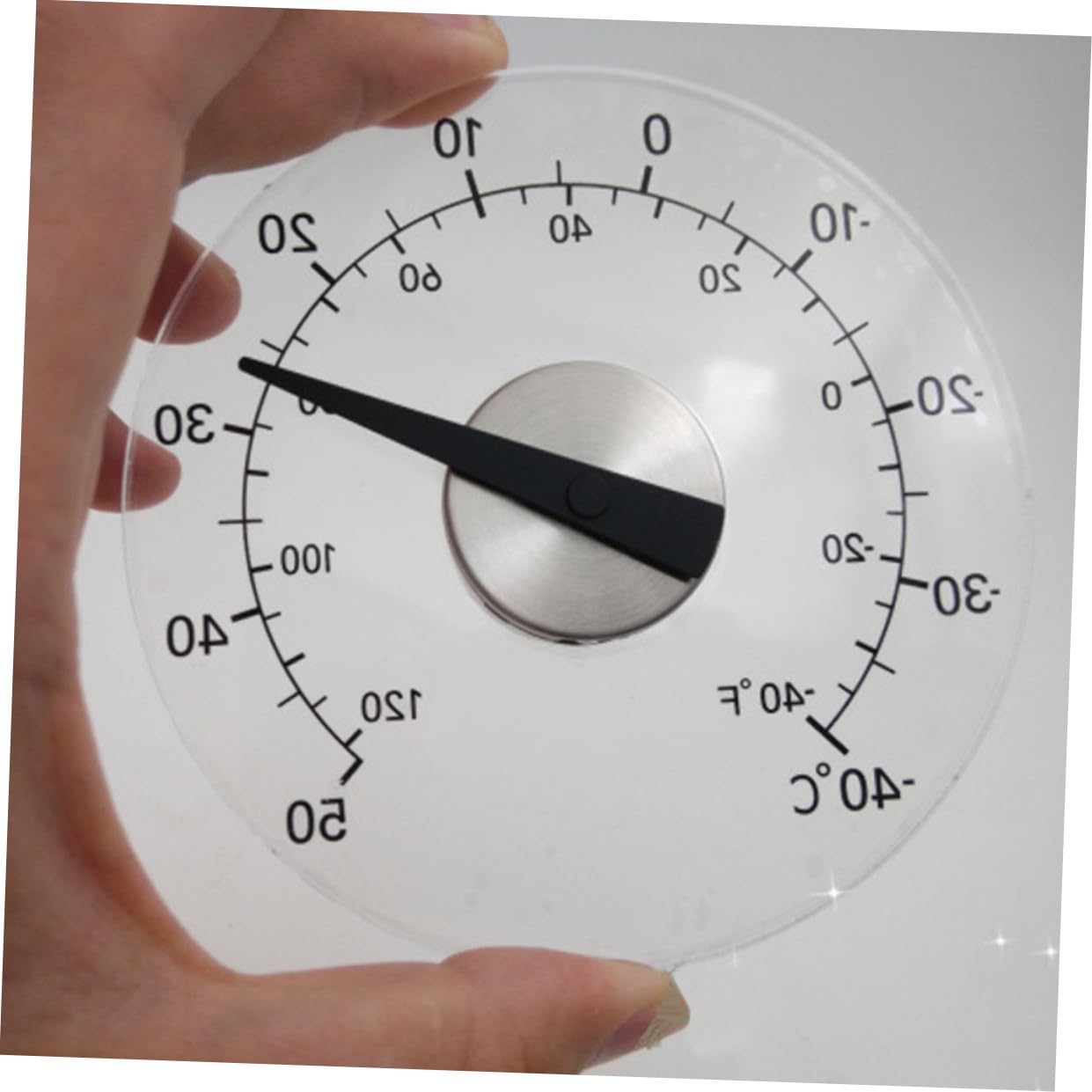 Happyyami 3st Zeigertemperaturanzeige Celsius Barometer Für Zu Hause Außentemperaturanzeige Temperaturmessgerät Aufkleber Temperaturanzeige Wetterstock Thermometer Wählen Batterie