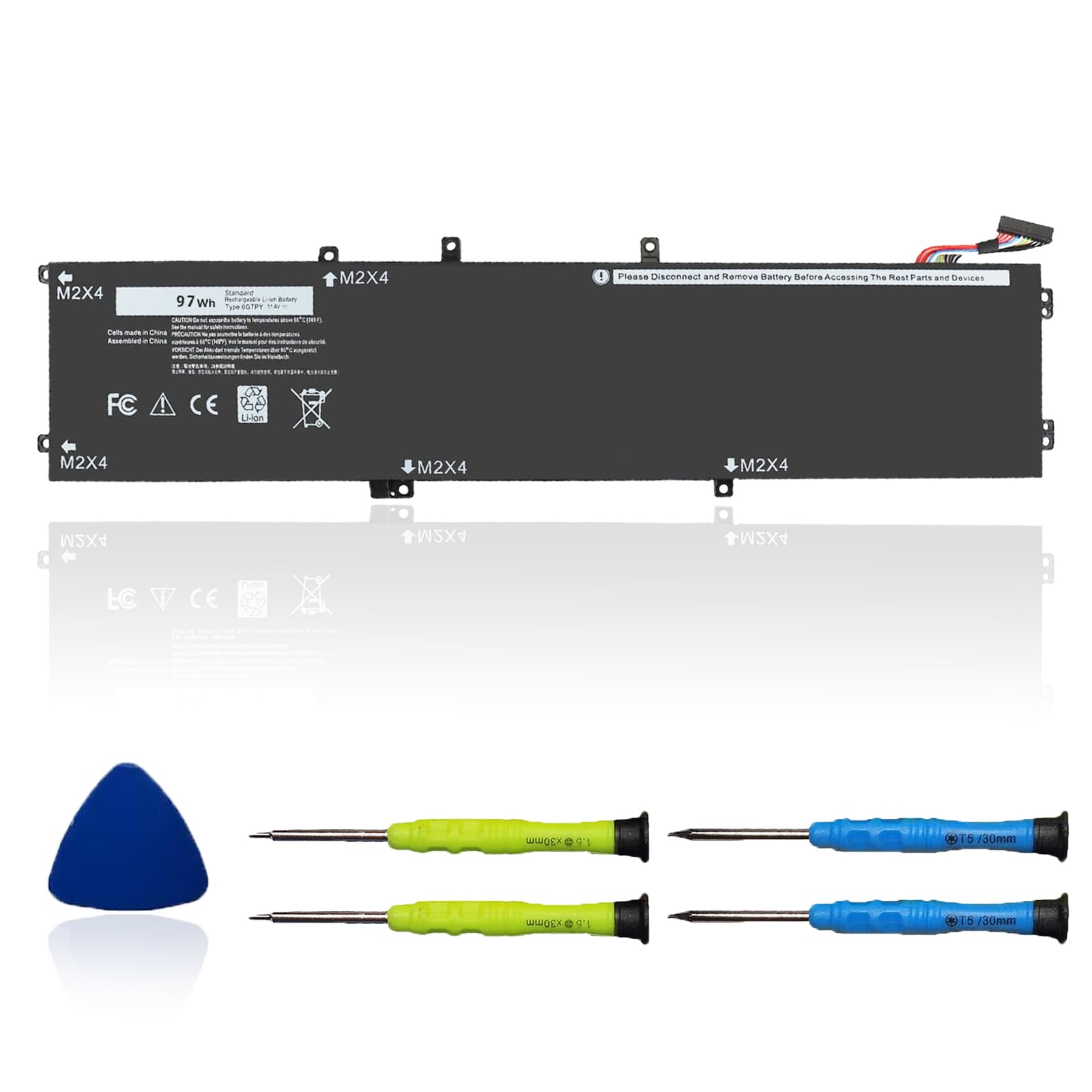 Amazon.com: OUWEE 6GTPY Laptop Battery for Dell XPS 15 9560 9570