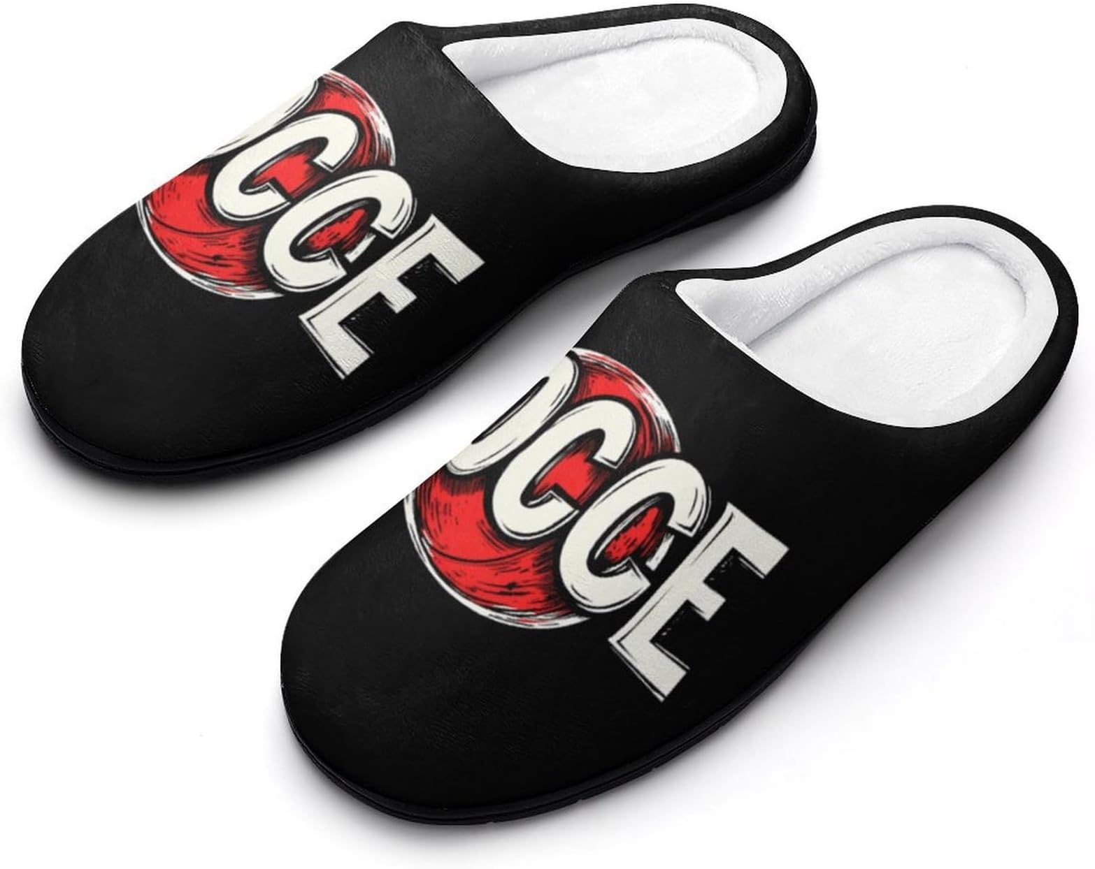 Bocce Ball Men's House Slippers Memory Foam Washable Cotton Slip on Home Shoes