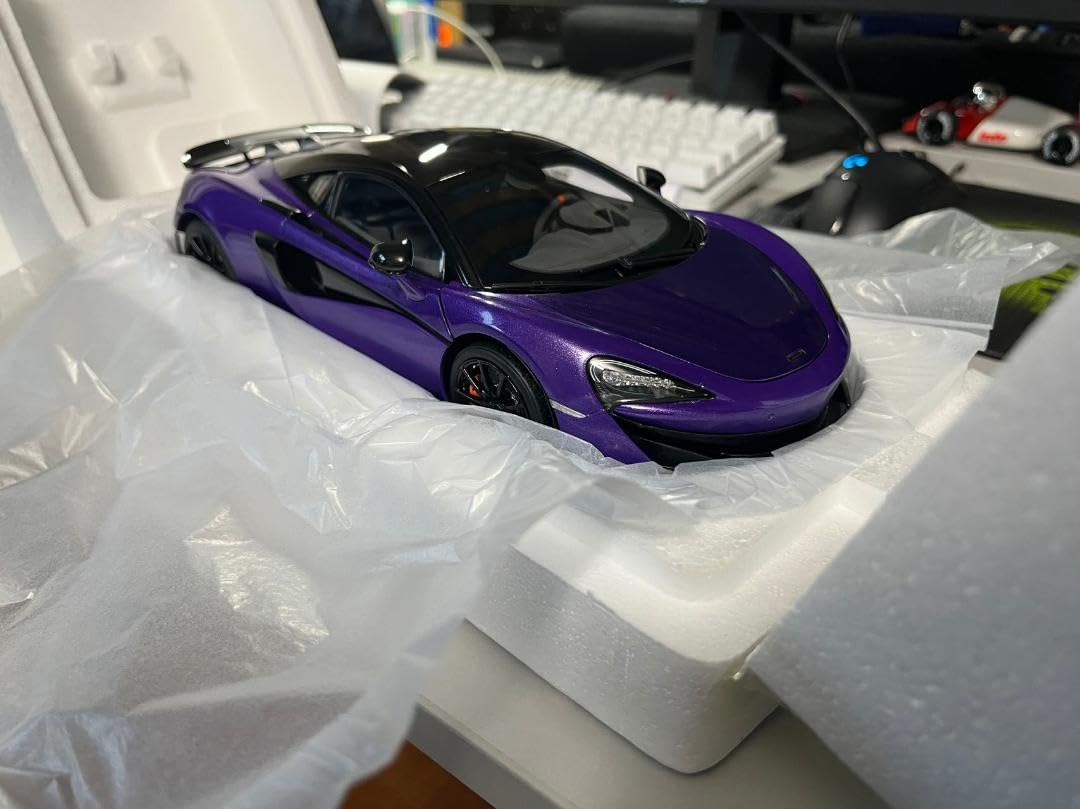 LCDモデル1/18　マクラーレン600LT・ムラサキ LCD Models 1:18 McLAREN 600LT PURPLE Limited Edition Diecast