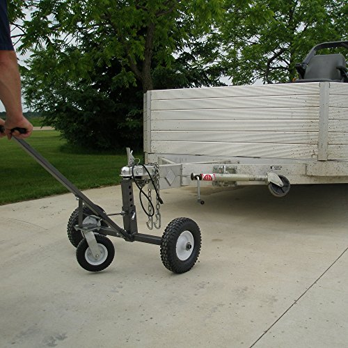 Tow Tuff Tmd-800C Adjustable Trailer Dolly With Caster Wheels, Standard, Gray #TOP5