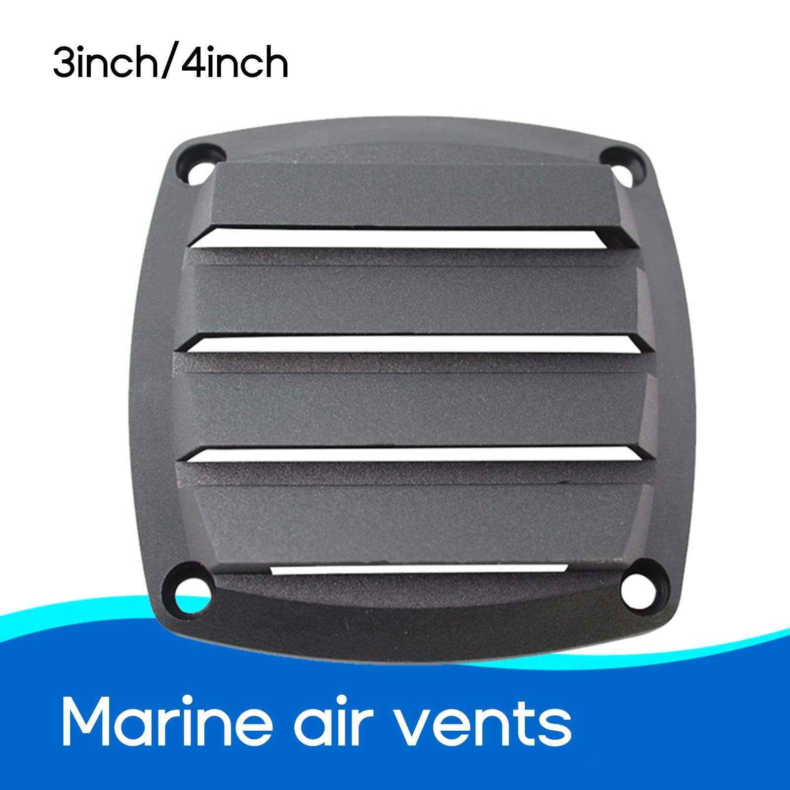 Dasdffvf Duct Vents for 3inch/4inch Marine Tube Hose Replacement Accessories Hull Air Ventilation Outlet