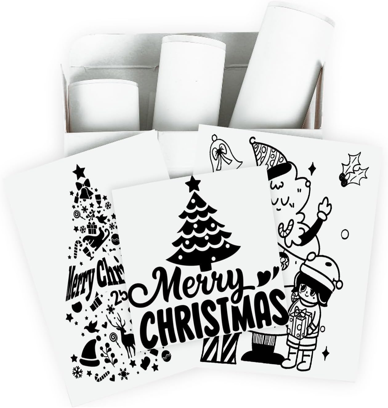 Memoking T02/M02X/M02L White Thermal Paper-10-Year Sticky 50mmx3.5m for Journal Photo Texts Study Notes and More, 3 Rolls