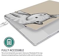 Vista 4 de Funda rígida de plástico compatible con MacBook Pro de 13 pulgadas 2022, 2021, versión 2020-2016, A2338, M1, A2289, A2251, A2159, A1989, funda