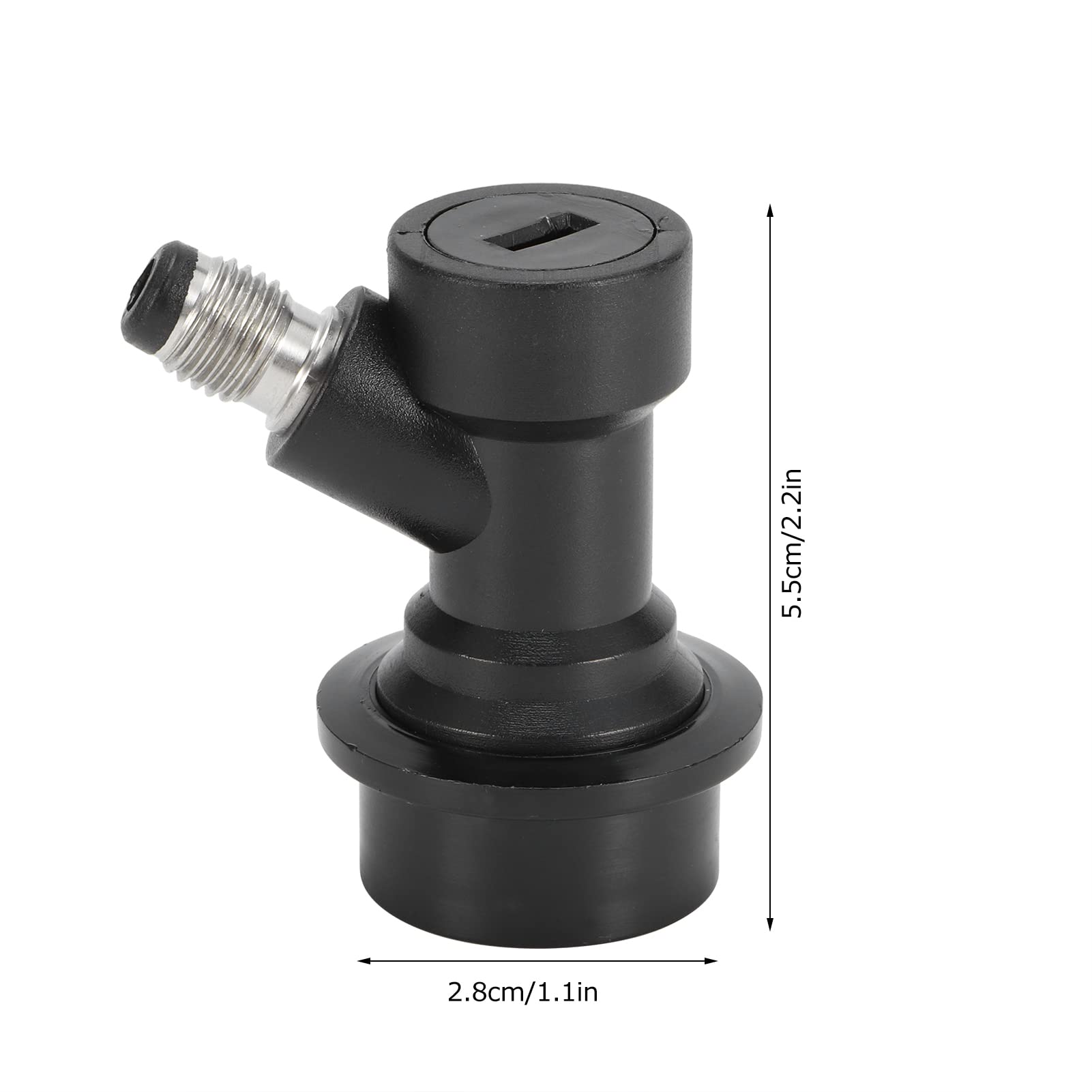 Kit de déconnexion à bille, 2pcs 1/4" Ball Lock MFL Gas&Liquid Beer Keg Disconnects Set pour connecteurs de liquide Homebrew Beer Soda Keg