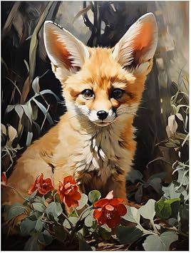 CAPITUNEISKINEPA Fennec Fox Poster Gifts Posters For Bedroom Small Posters 16" x 20"