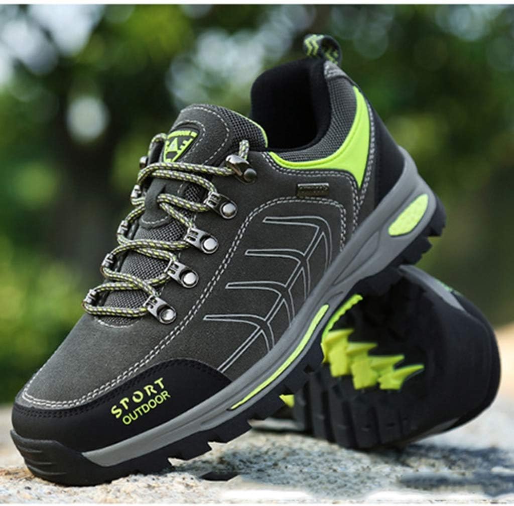 [ランボ] トレッキングシューズ 通気 軽量 灰色 キャンバスシューズ 運動靴 疲れない レースアップ スニーカー アウトドア 25