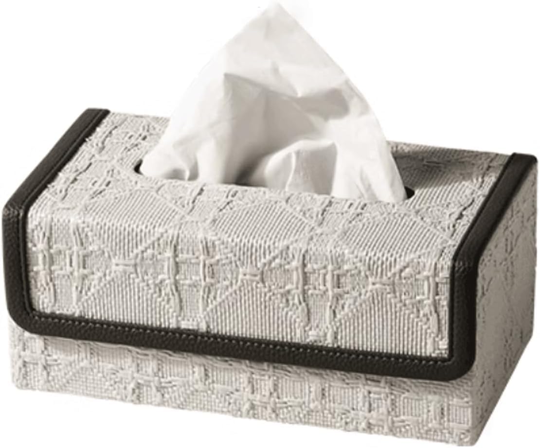 Leather Rectangle Tissue Box Cover 17x12.5x13.8cm