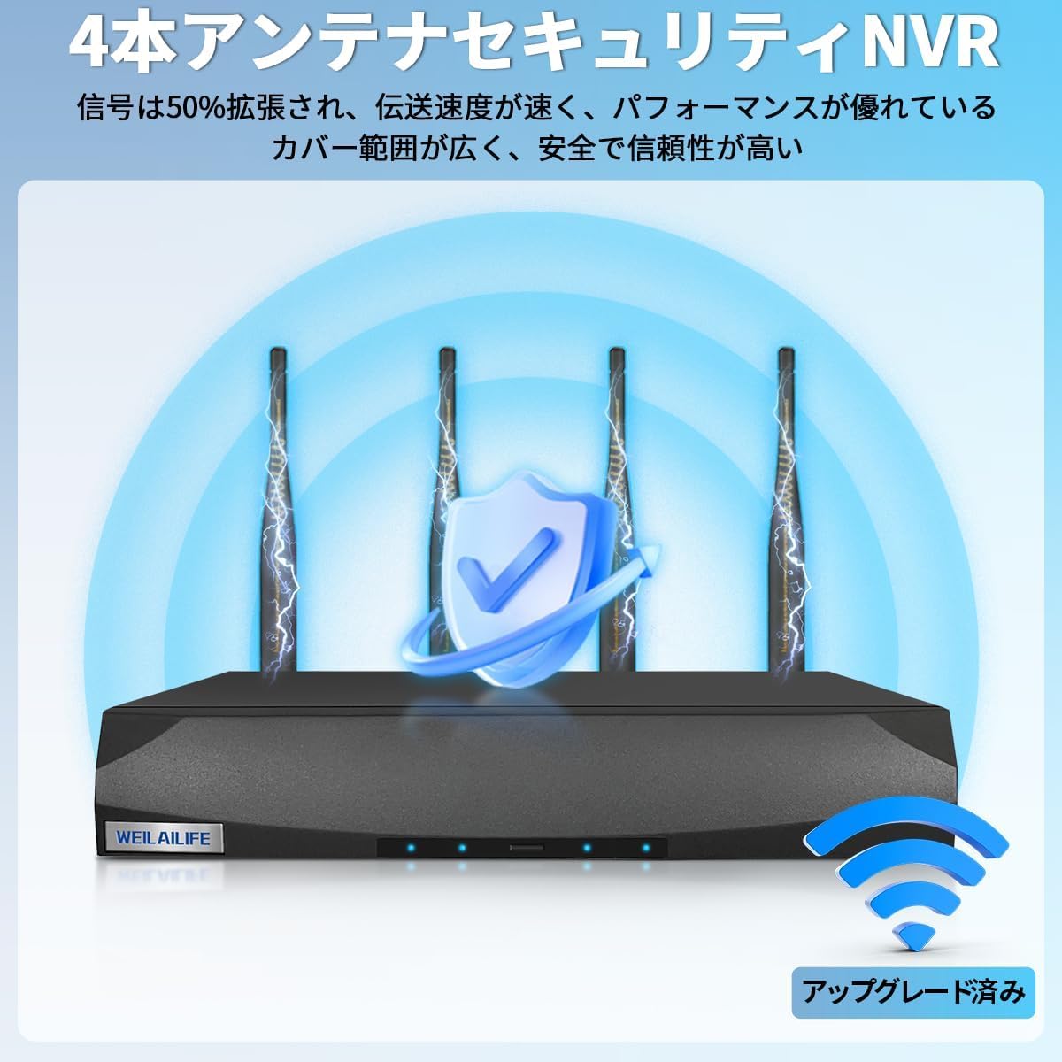 Amazon | WEILAILIFE NVRレコーダー 録画機 4K 800万画素録画機 16台