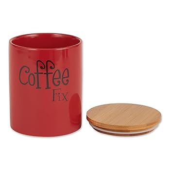 赤と白のキャニスターセット オリジナルキャニスター缶二個セット（RED/赤、WHITE/白