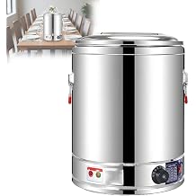Laboratory Electric Autoclaves,Electric Stainless Steel Catehot Water Boiler Tea Urn,with Temperature Adjustment,for Labs Universities and Hospital WithoutFaucet-30L