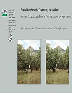 Stereo Photo Series for Quantifying Natural Fuels: Volume IX: Oak/Juniper Types in Southern Arizona and New Mexico