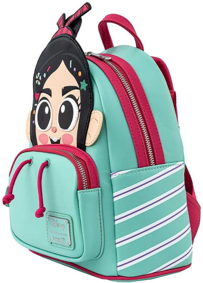 Loungefly Disney Wreck-It Ralph Vanellope Cosplay Womens Double Strap Shoulder Bag Purse