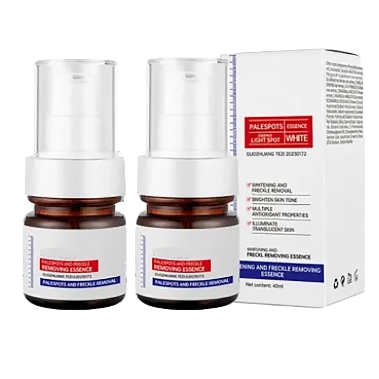 Aobenz Anti Spot Serum,Aobenz Whitening And Freckle Removing Essence,Vitamin C Blemish Serum For Face,Aobenz Whitening Essence, Dark Spot Correcting Serum,Dark Spot Removal (2 Pcs)