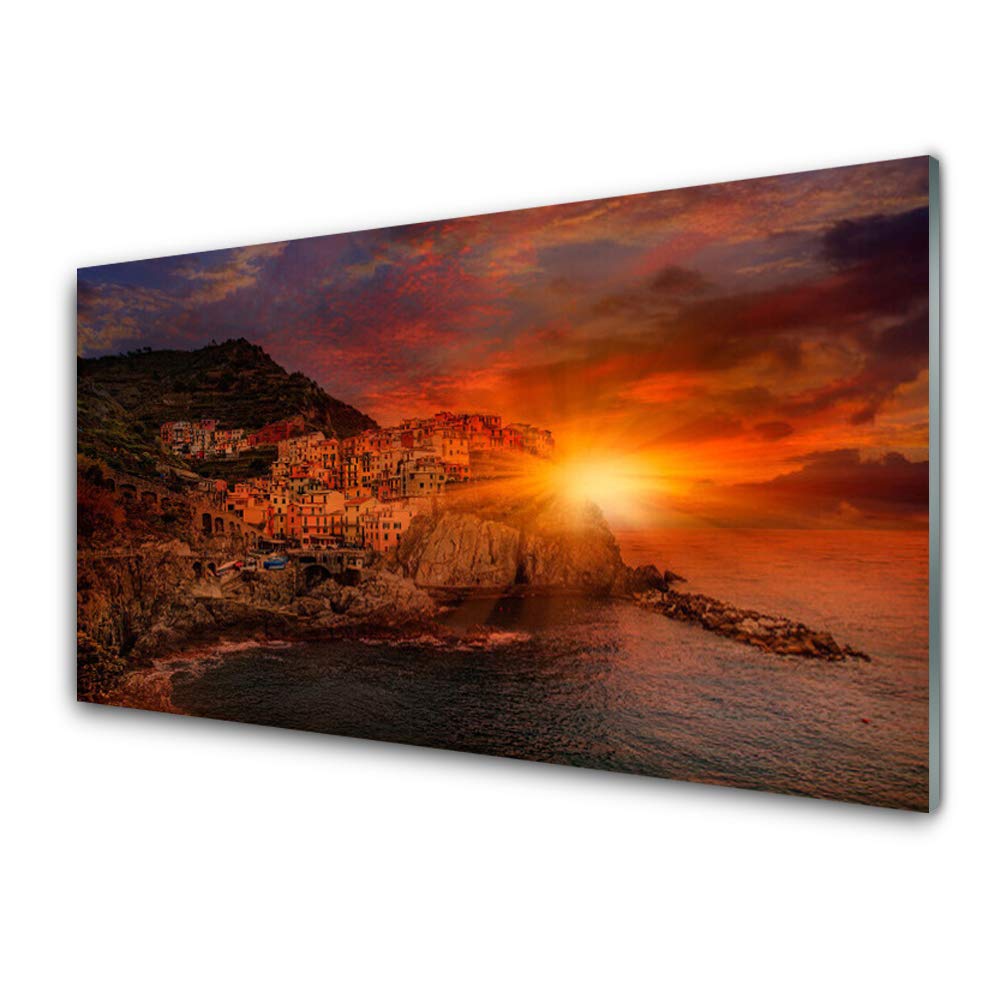 Décoration murale moderne en plastique imprimé haut de gamme paysage Tulup