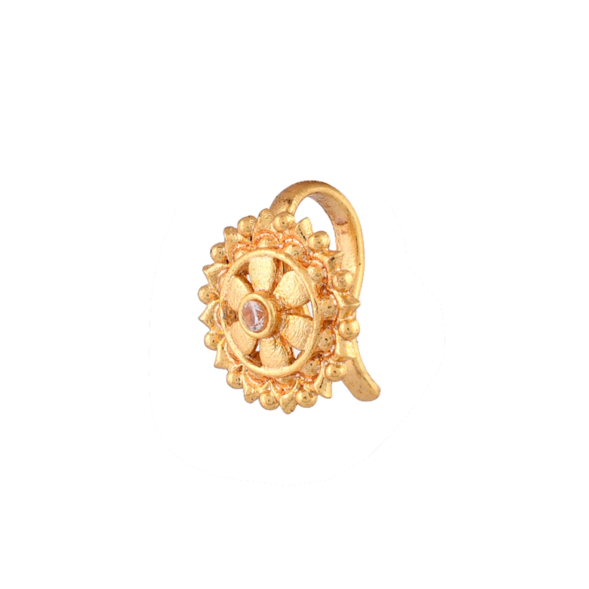 VOYLLA Indie Collectibles Golden Blossom Nose Ring (B0CR1FB97L) Amazon Price History, Amazon Price Tracker