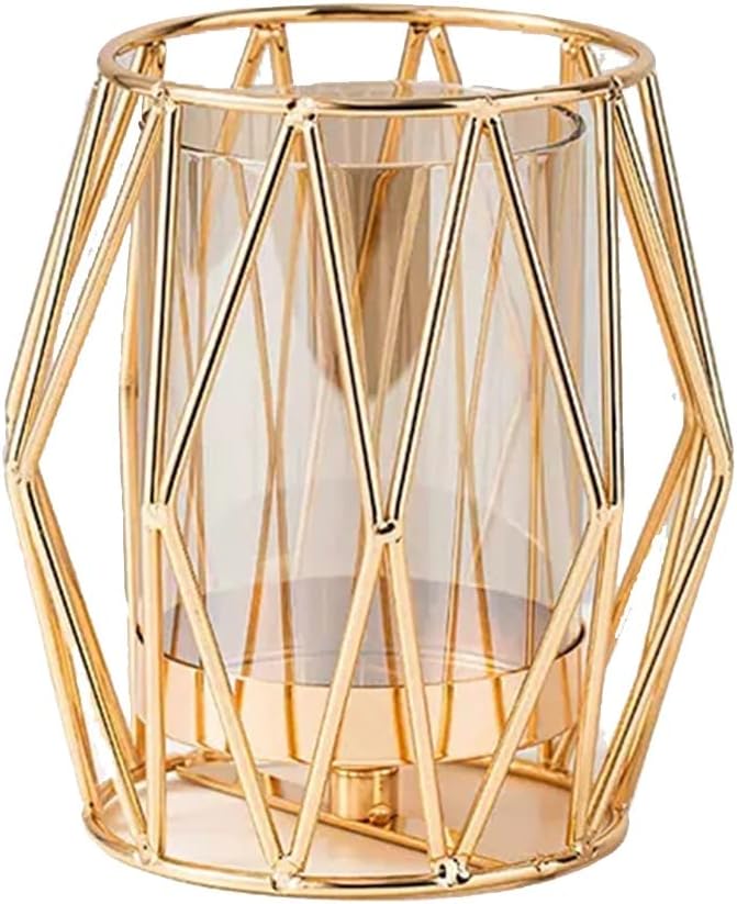 Glass vase Candlestick Place a Nordic Western Food Romantic Candlelight Dinner Props Candle