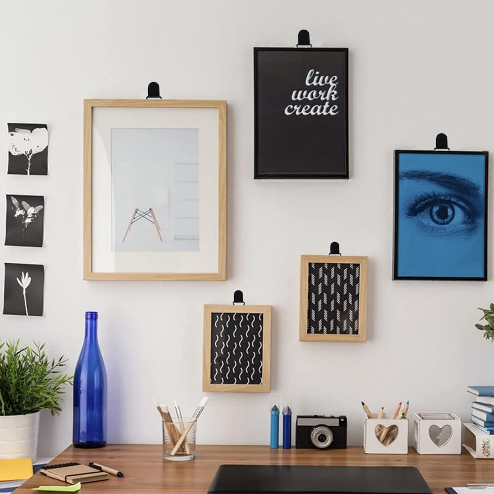 Amazon | PrimeBlis 三角吊りカン 壁掛けフック 100個セット 木ネジ